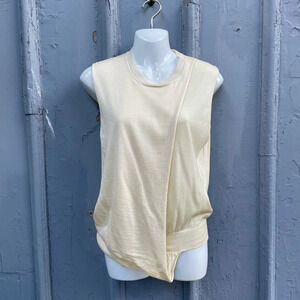 Celine Sleeveless Silk, Wool, Cashmere  knit Sweater, size XS
